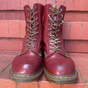 1490 Made in England Doc Martens, oxblood